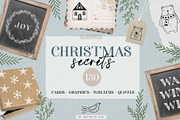 Christmas - Graphics, Wreaths, Cards, an Animal Illustration by Michèle Kae (Thumbnail 1 of 10)