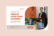 Youtube Banner Template Design, a Social Media Template by hekenostudio (Thumbnail 6 of 8)