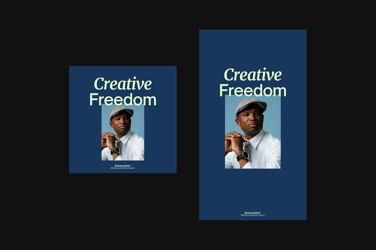Business Templates (Canva & PSD), a Social Media Template by at.studio (Photo 5 of 6)