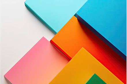 bold color block on white background, an Abstract Photo by Sergey Kotenev