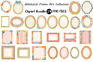 Whimsical Frame Art Collection, an Illustration by Digital Artistic99