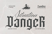 Maknin | Dark and Gothic Blackletter, a Blackletter Font by Ermedia Studio (Thumbnail 3 of 10)