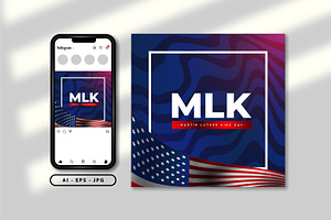 Martin Luther king day themed design
