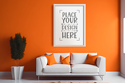 Interior Mockup, Living Room Mockups, a Print Template by Ali's Designs (Thumbnail 1 of 4)