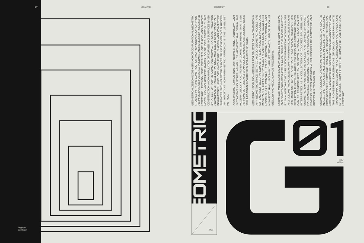 Realtro - Modern Font Family 8Styles, a Sans Serif Font by Studio Siv (Photo 12 of 12)