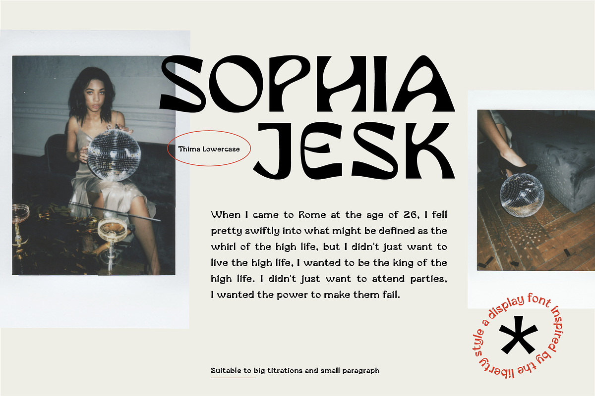 Thima, a Sans Serif Font by Rosario Nocera (Photo 3 of 11)