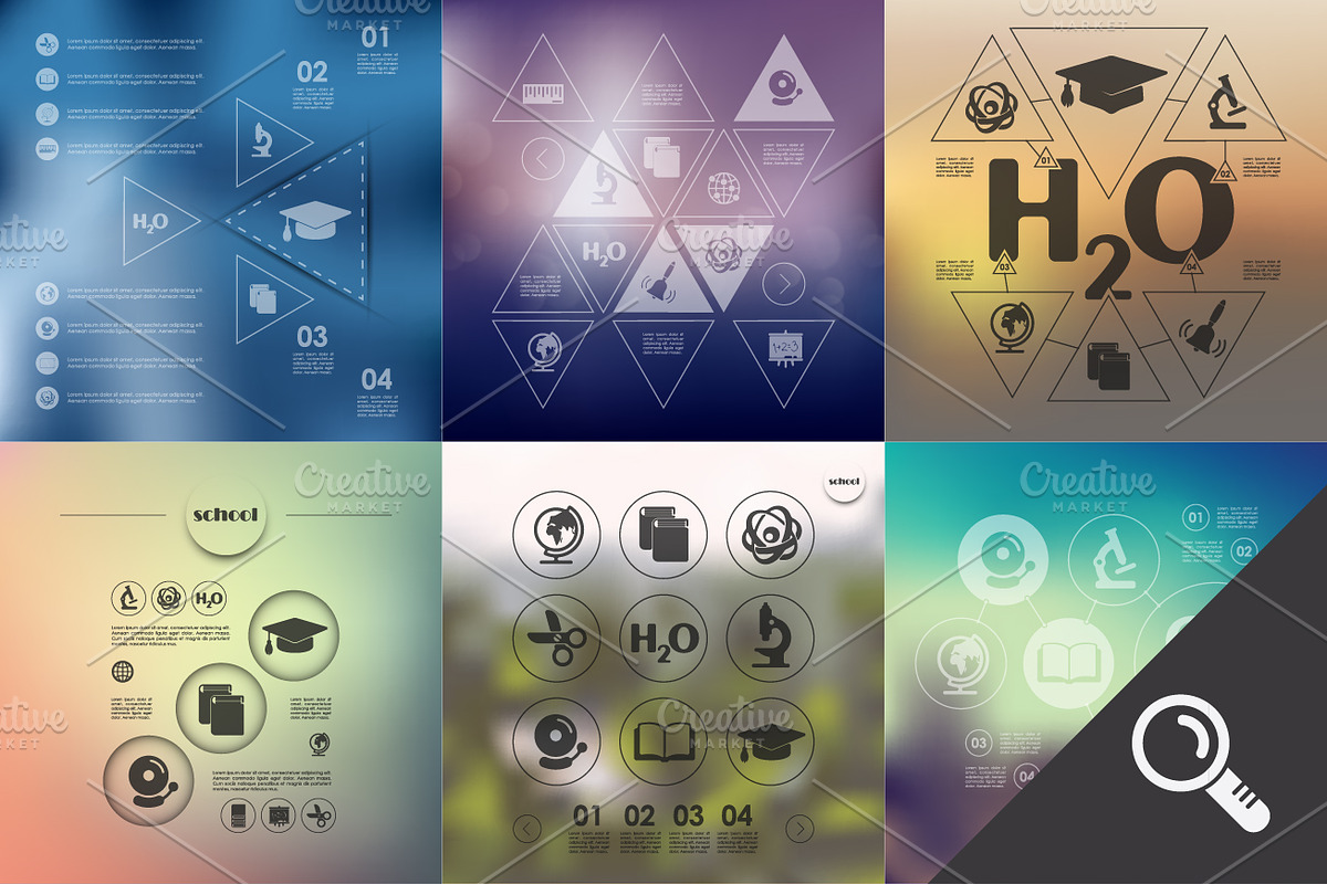 90 EDUCATION INFOGRAPHICS Collection, a Presentation Template by Palau (Photo 5 of 5)
