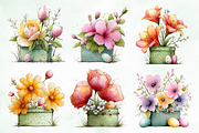 Whimsical Summer Flowers Png Clipart, an Illustration by Creative Art (Thumbnail 7 of 8)