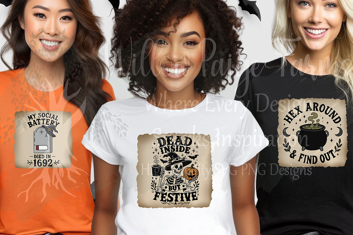 Halloween Bundle Funny Witchy, a Seasonal Illustration by Willow Paige Farms (Photo 5 of 14)
