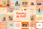 65 Funky & Fab Post Templates Canva, a Social Media Template by Hell Yeah Designs (Thumbnail 1 of 6)