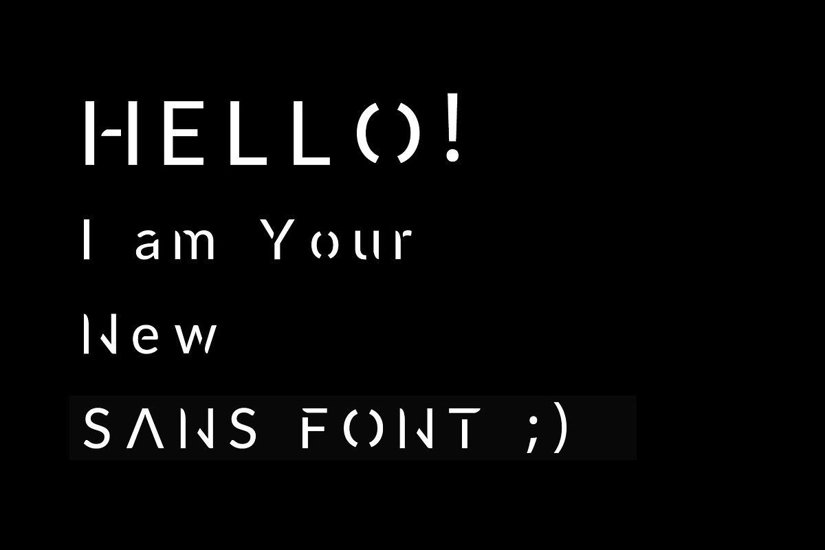ZAPP Minimal Modern Sans Font preview 2