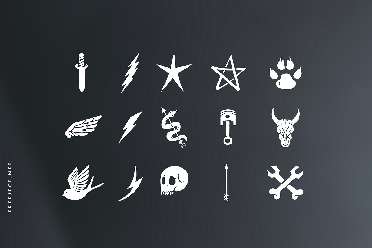 Old School Badge Creator Kit, a Branding & Logo Template by freeject.net (Photo 5 of 6)