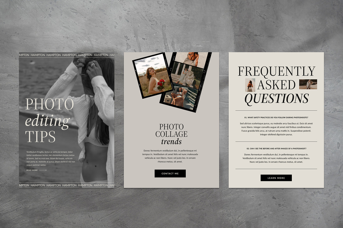 Hampton | Showit & Canva Bundle, a Landing Page Template by Lavinia Visuals (Photo 9 of 10)