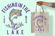 Badge Logo Fishing Club, a Sport Illustration by kalehstudio (Thumbnail 2 of 3)