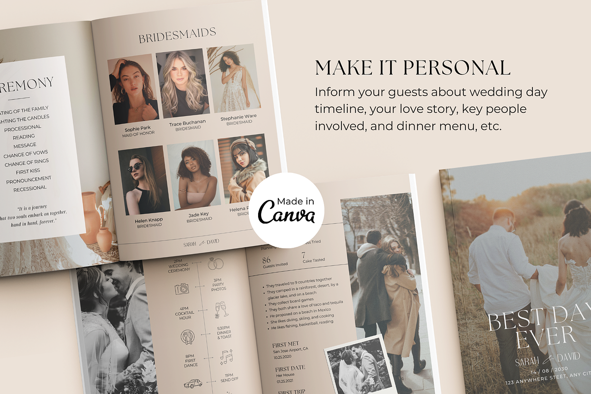 Wedding Day Magazine Template, a Templates & Theme by ShopRShop (Photo 4 of 9)