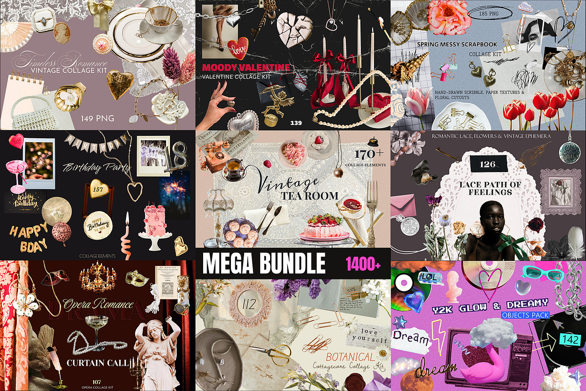 Ultimate COLLAGE BUNDLE 11 in 1