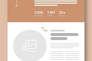 SEO Agency Wireframe UI Template, an UI Kit Template by CreativeShaper (Thumbnail 4 of 5)