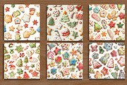 Watercolor Christmas Pattern, a Pattern Graphic by protabsorkar11 (Thumbnail 4 of 4)