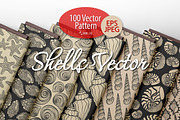 100 Seashell Vector Patterns, a Pattern Graphic by Andre_Eva (Thumbnail 1 of 8)