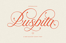 Puspita Script font