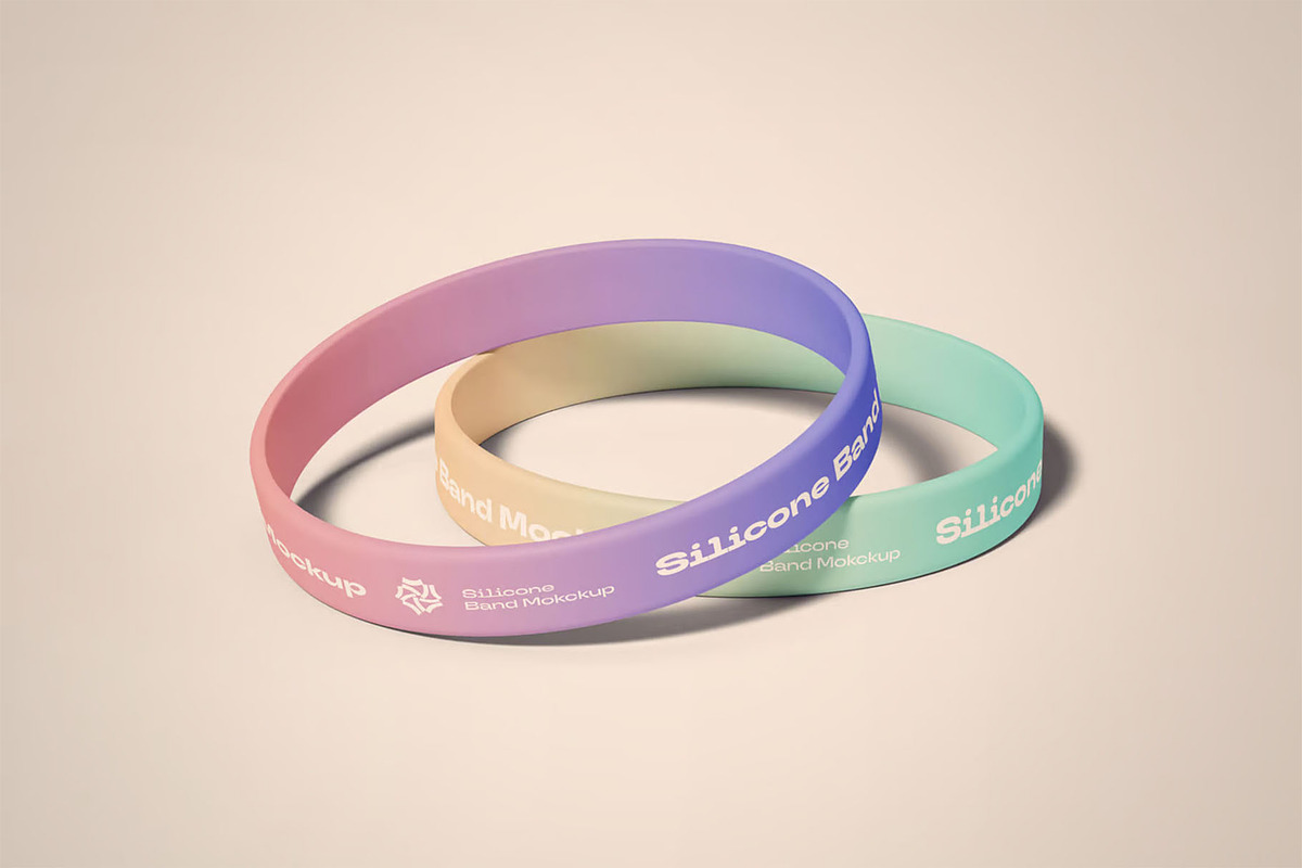 Silicone Band Mockup, an Advertising Mockup by Se٧enStudio (Photo 7 of 13)