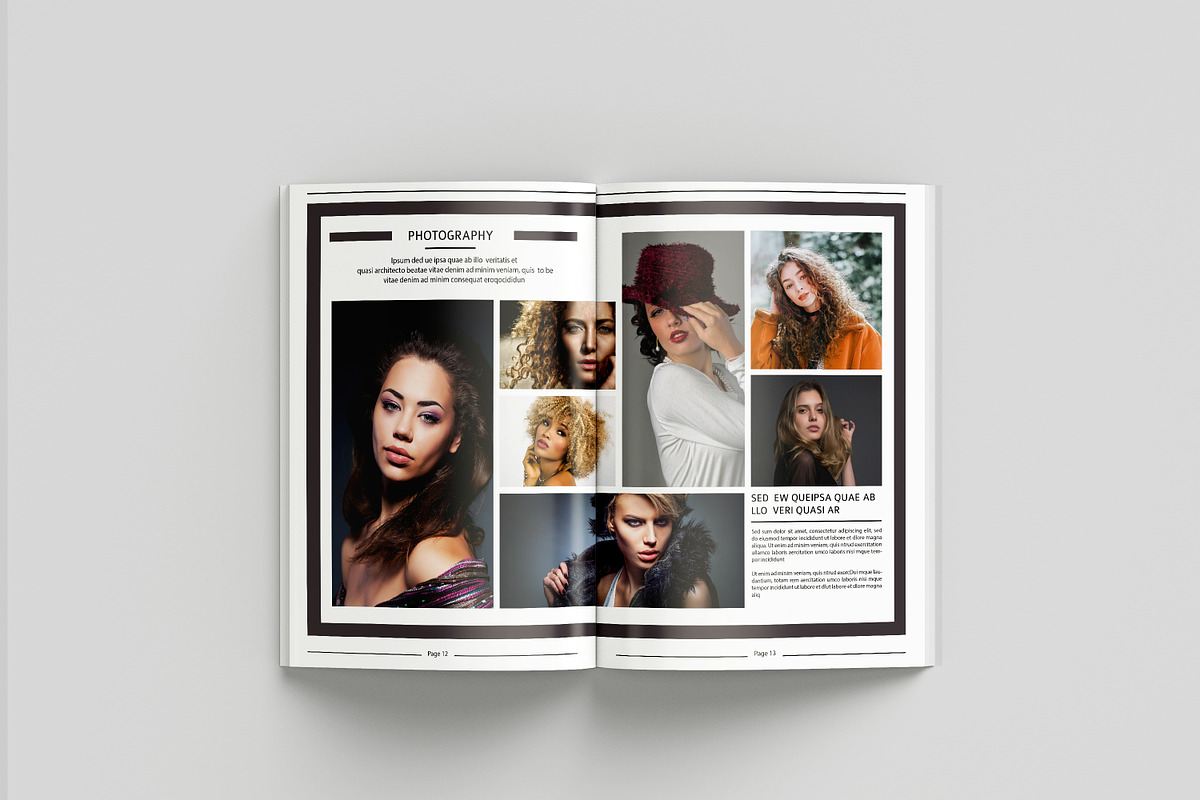 Minimal Portfolio Brochure Template, a Brochure Template by retrographix (Photo 7 of 11)