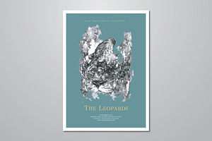 Minimalist Hand Drawn Leopard Flyer, a Flyer Template by ashenterprise