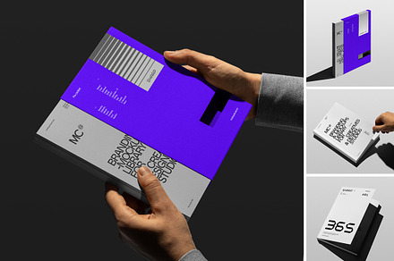 Book Branding Mockups, a Product Mockup by Mockup Cloud
