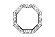 Polygon Frame & Label Bundle, an Illustration by Creativeshirt (Thumbnail 30 of 51)