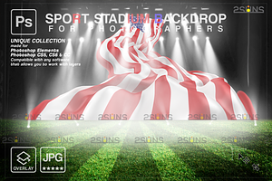 Football Backdrop Sports Digital