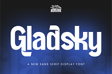 Gladsky - Sans Serif Display Font