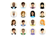 People avatars icons flat collection, an Icon by naum_studio (Thumbnail 2 of 4)
