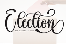 Election | Script Font