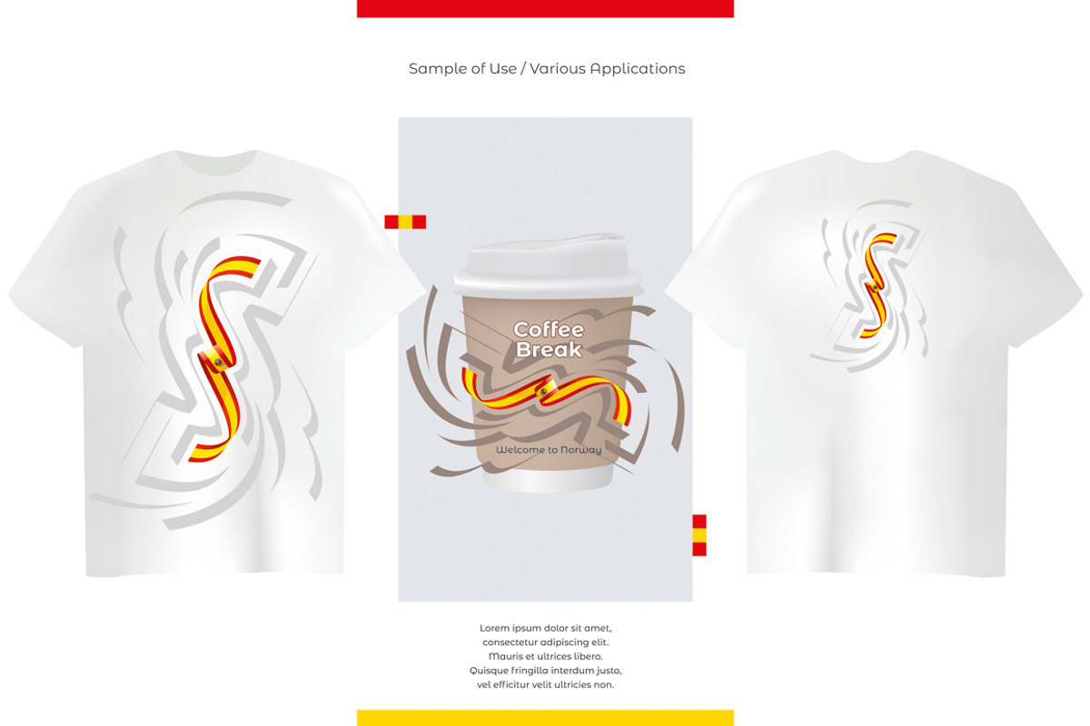 Spain flag ribbon vector, a Templates & Theme by Simbos (Photo 7 of 9)