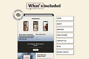 Squarespace website template, a Squarespace Template by Ciel Lumiere (Thumbnail 4 of 11)