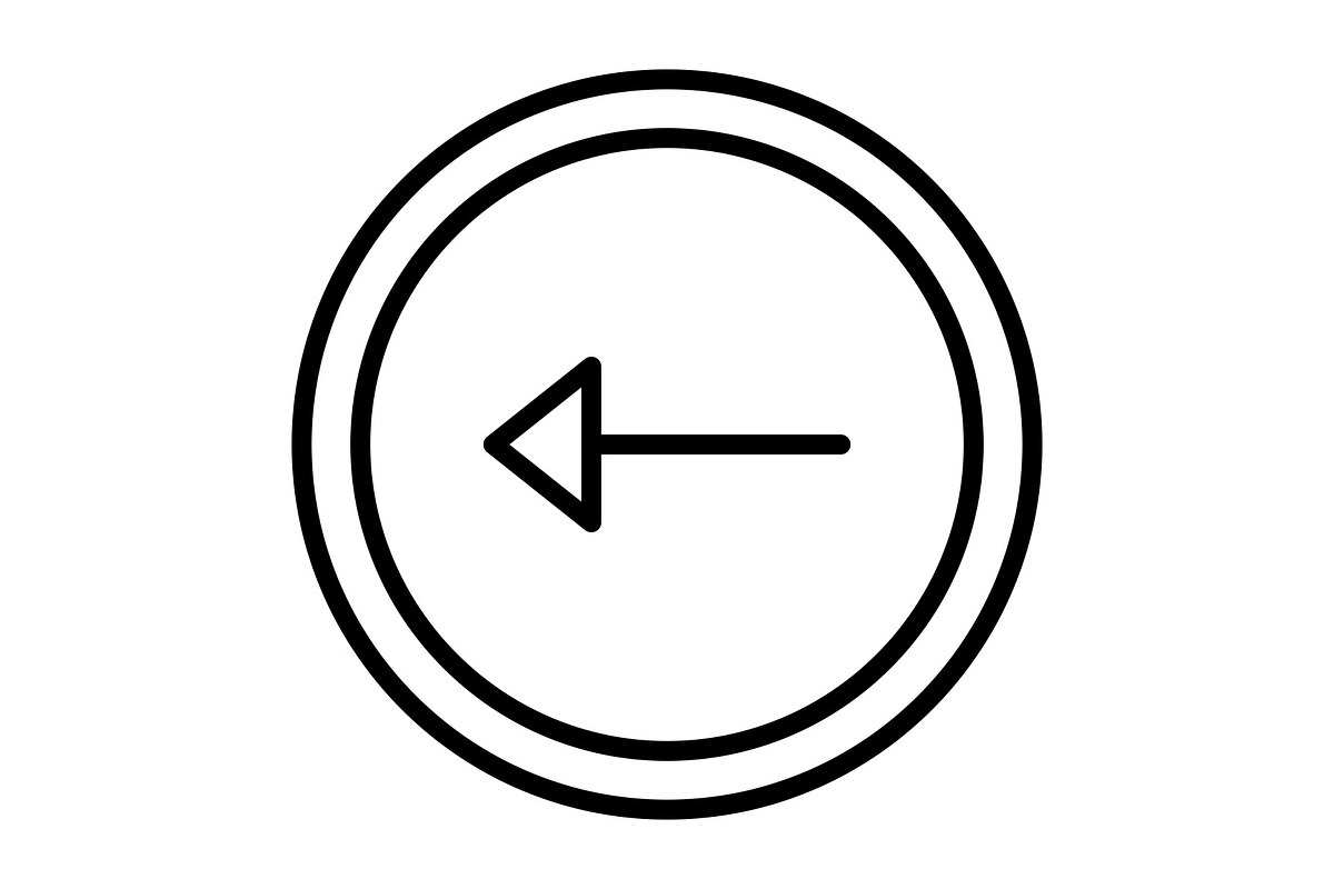 Back Line Icon, an Icon by Pexelpy