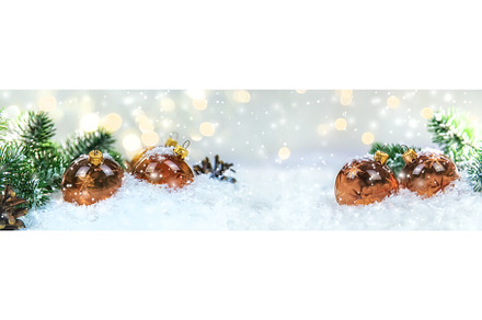 Christmas cards with snow and decor, a Holiday Photo by yanadjana