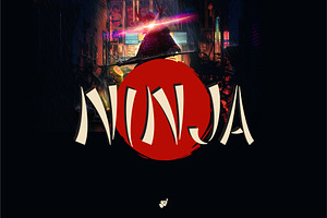 Ninja japan style font, a Script Font by WAP
