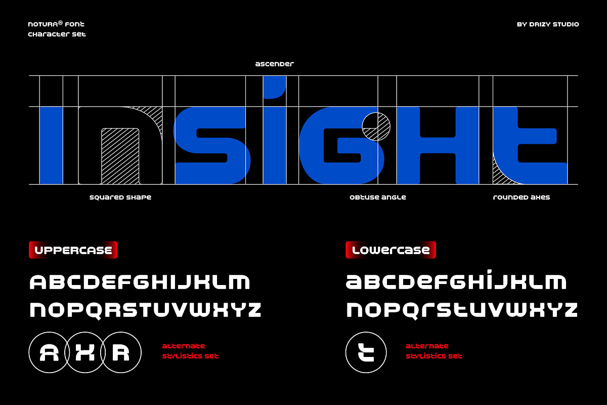 Notura – Rounded Display Sans Font, a Sans Serif Font by Drizy (Photo 3 of 10)