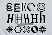 Mixed Font - Unpopular Montage, a Font by Arterfak Project (Thumbnail 10 of 12)