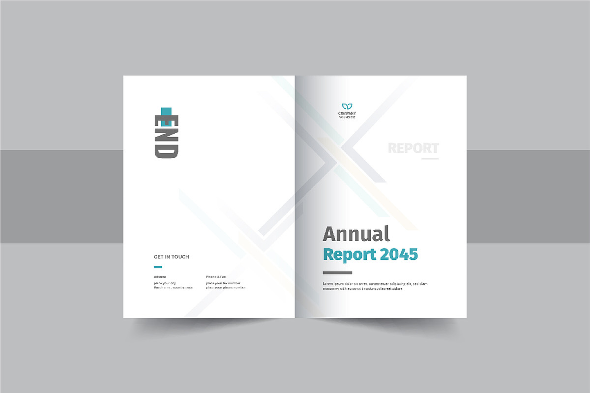Annual report brochure design layout, a Brochure Template by Pavel_design (Photo 2 of 7)