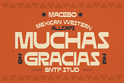 Macebo - Mexican Western Font, a Sans Serif Font by Bentype Studio (Thumbnail 7 of 7)