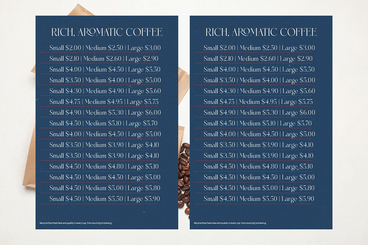 Roastirs Modern Elegant Serif, a Serif Font by timelesstype.co (Photo 2 of 20)