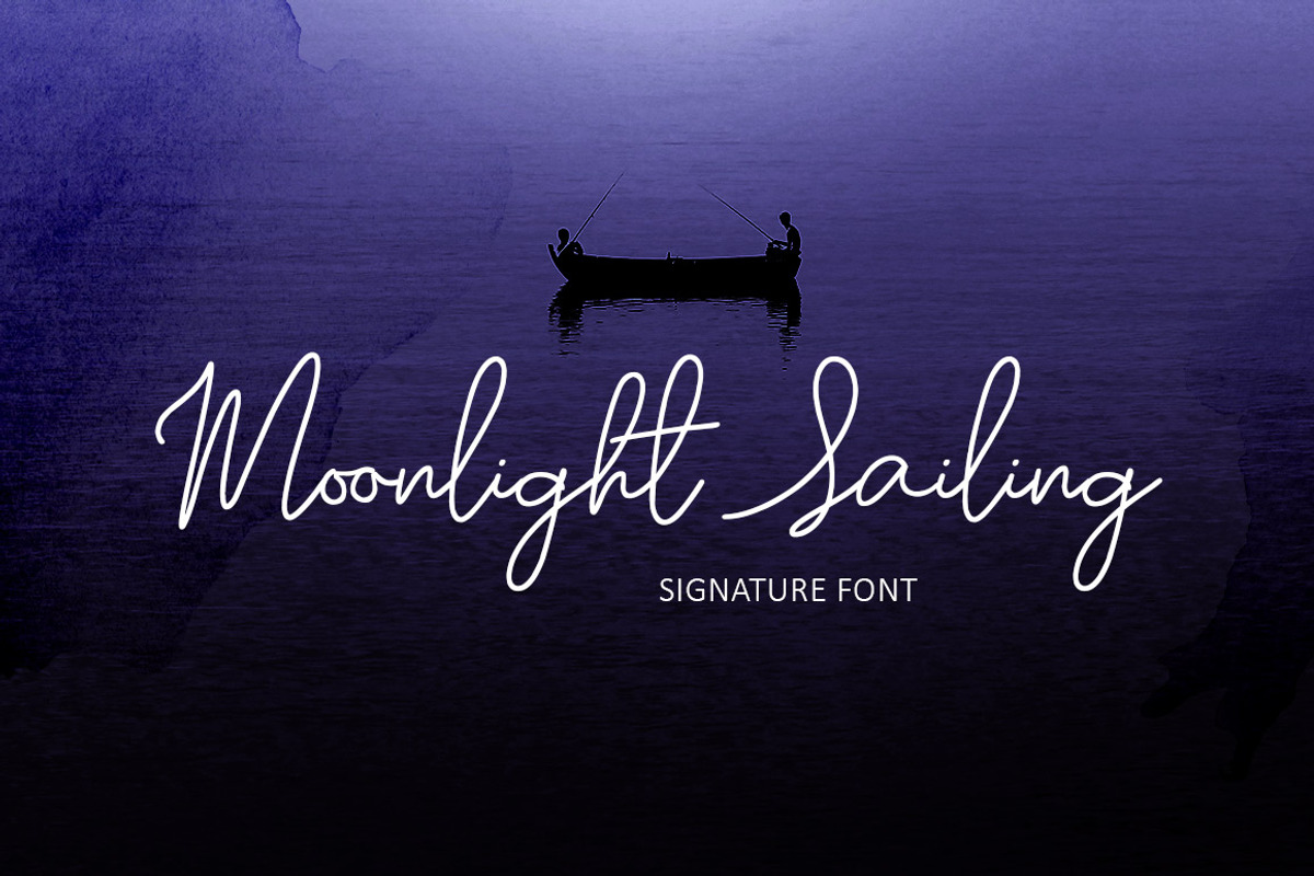 Moonlight Sailing Script Font