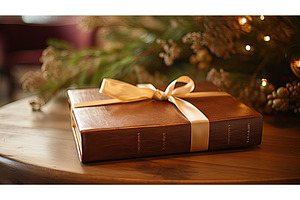 lettering brown book ai generated, a Background Photo by pikepicture