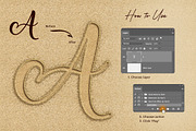 Sand Effect Photoshop Action, an Action Add-On by Andrew Skoch Design (Thumbnail 7 of 8)