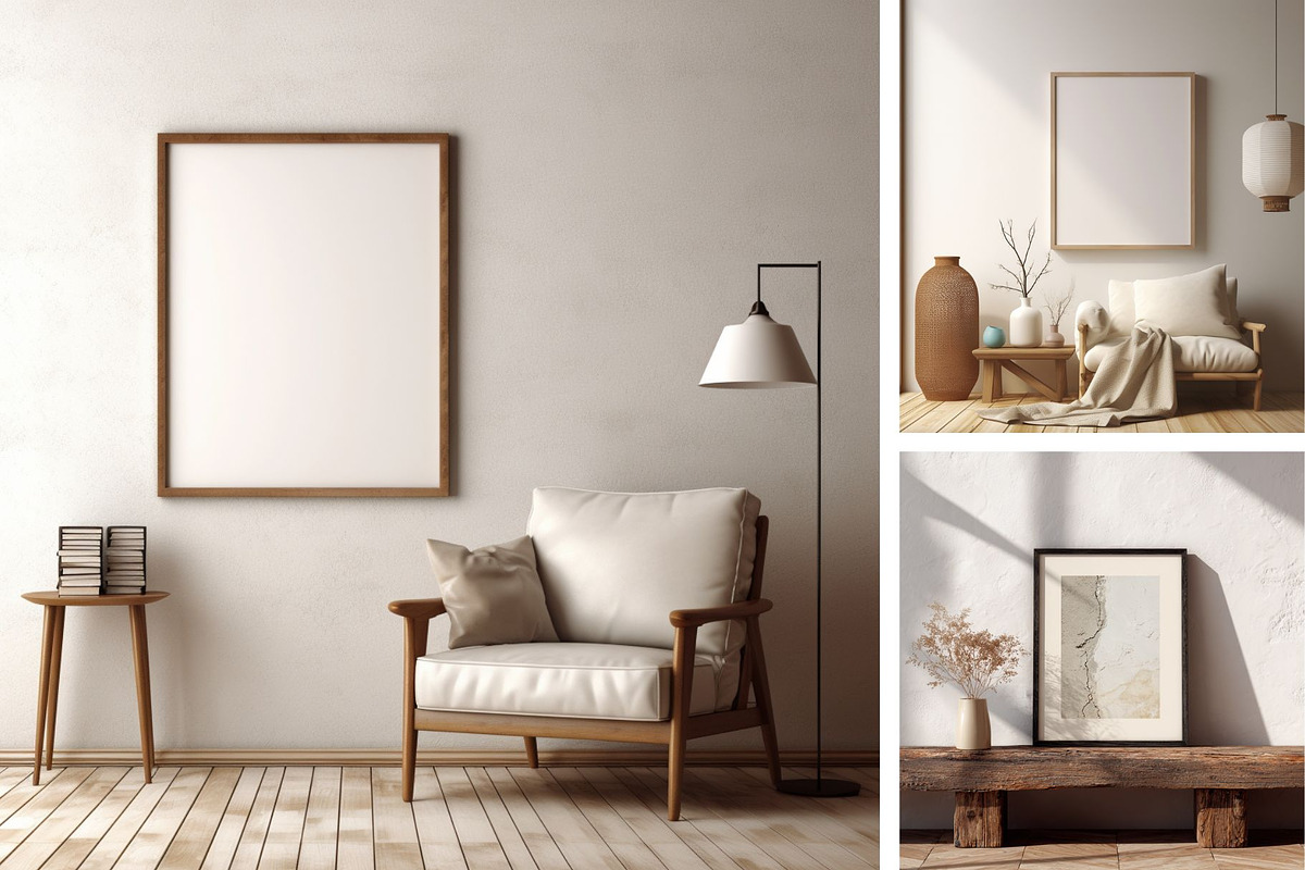 Neutral Interior Frame Mockup Canva, a Household Mockup by ARTOZEN DIGITAL (Photo 14 of 15)