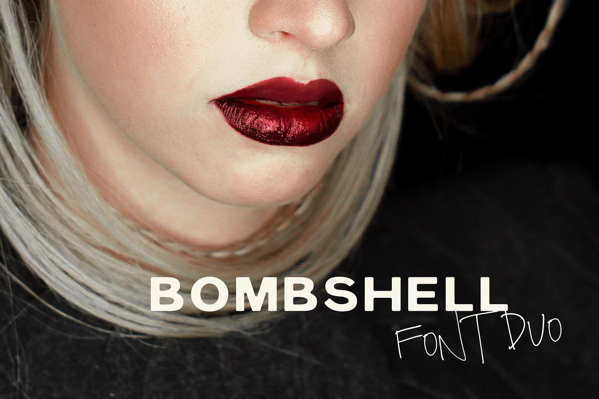 Bombshell Font Duo preview 8