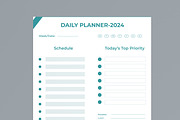 Daily Planner Template, a Stationery Template by MightyDesign (Thumbnail 4 of 8)