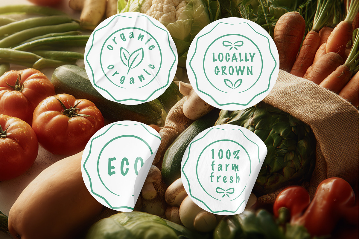 Farmers market illustration set, an Object Illustration by NatalieArtShop (Photo 15 of 16)